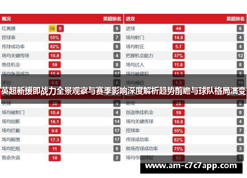 英超新援即战力全景观察与赛季影响深度解析趋势前瞻与球队格局演变 英超新援即战力全景观察与赛季影响深度解析趋势前瞻与球队格局演变